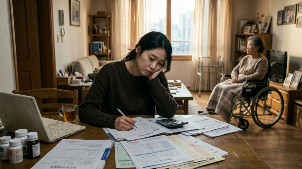 젊은 세대가 짊어진 가족 돌봄의 무게 복잡한 지원 기준과 일회성 정책 결국 혼자 감당해야 하는 현실