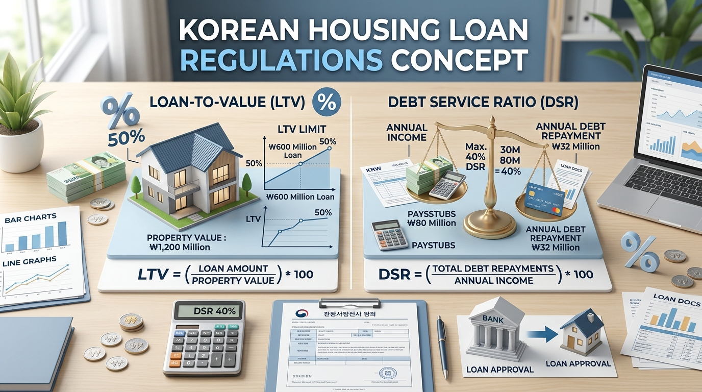 ?? 대출 한도 규제 핵심 정리 소득과 주택가격 기준 LTV·DSR 제도 완벽 이해