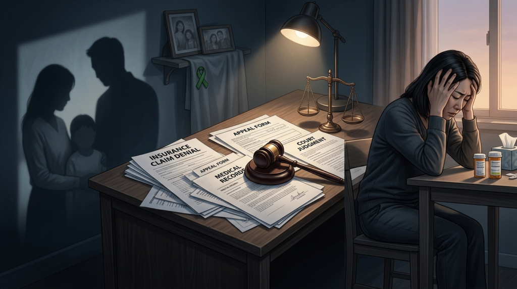 보험금 청구 가능할까? 부부 다툼 이후 유언장 없이 발생한 사건