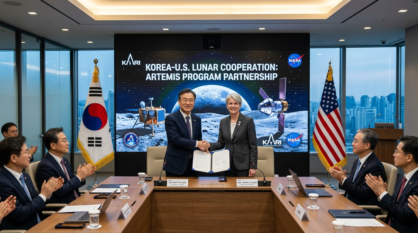 우주청 오태석 청장, 나사 수장과 만나 '달 탐사 프로젝트' 공조 논의