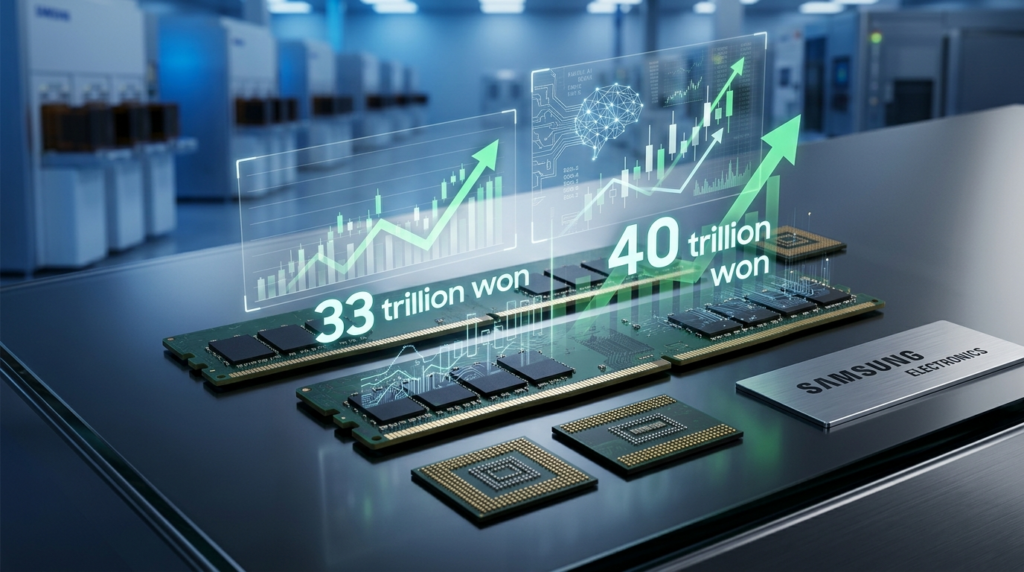 삼성전자 메모리 사업부 첫 분기 디램 수익 33조원 달성…반도체 메모리 부문 40조 시대 개막