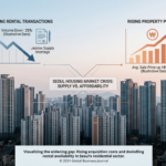 면적 85제곱미터 월세 300만원대 돌파... 서울 전세 계약 건수 연간 34% 하락세