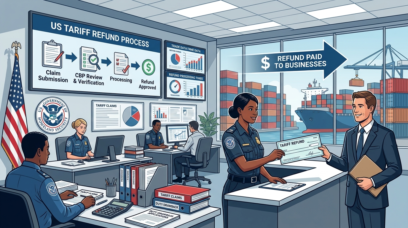 미국 관세 반환 시작 20일부터 이자 포함 환급 절차 개시