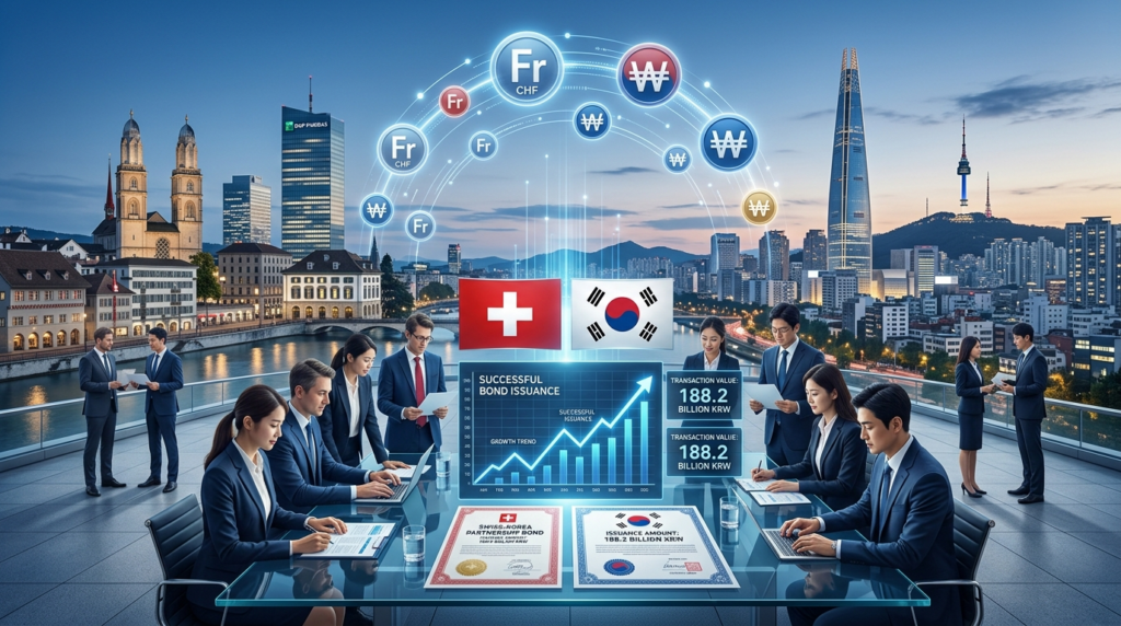 한국토지주택공사, 2025년 스위스 프랑 채권 1,882억원 규모 국내 최초 발행 완료