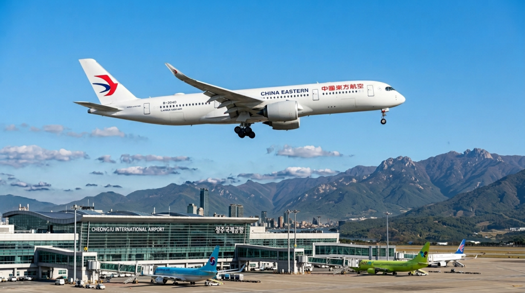 청주에서 상하이로 직항 편의성 확대 중국 항공사 새 노선 개시
