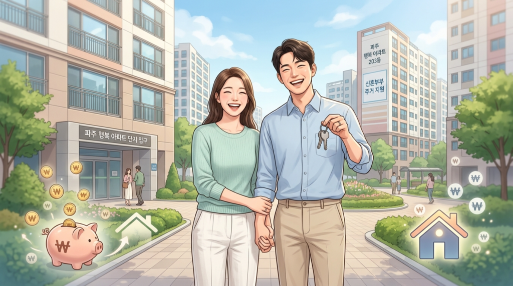 전세자금 이자 지원받는 신혼가구 특별주택 파주에서 입주희망자 찾습니다