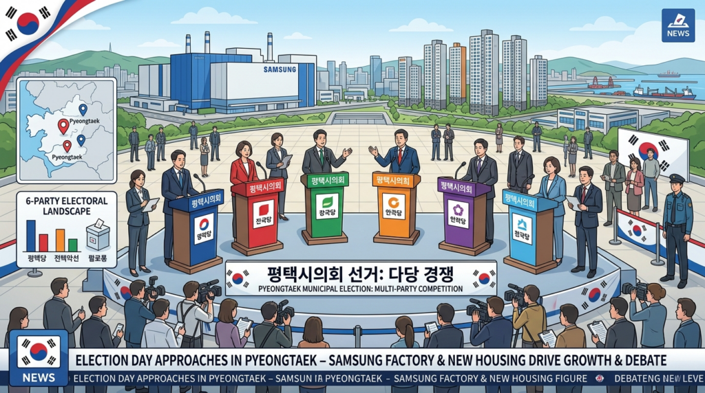 평택 재보궐선거, 여야 6자 대결 예고 6월 3일 투표 핫이슈 지역으로 급부상