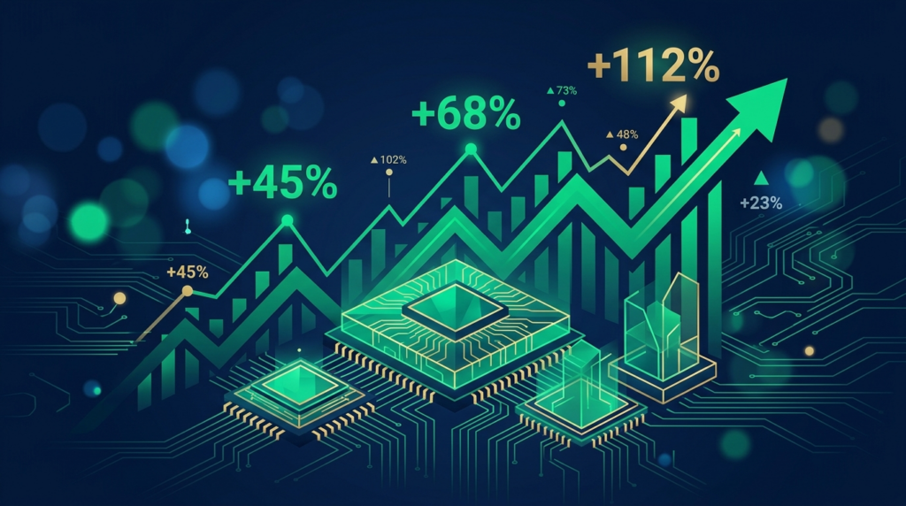미국 증시 주목 반도체 종목 18일 연속 상승 인텔과 AMD가 이끄는 사상 최대 규모 랠리 진행 중