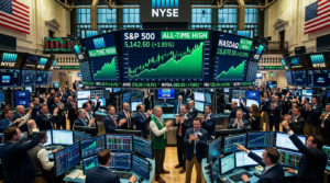 인텔 주가 폭등과 금리 하락 전망, 미국-이란 협상 기대감이 겹쳐 뉴욕 증권시장 역대 최고가 경신