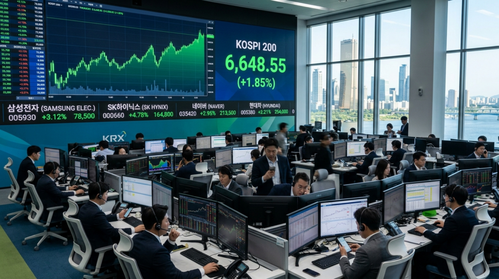 국내 증시 강세 지속 … 6600포인트 벽 처음 넘어서
