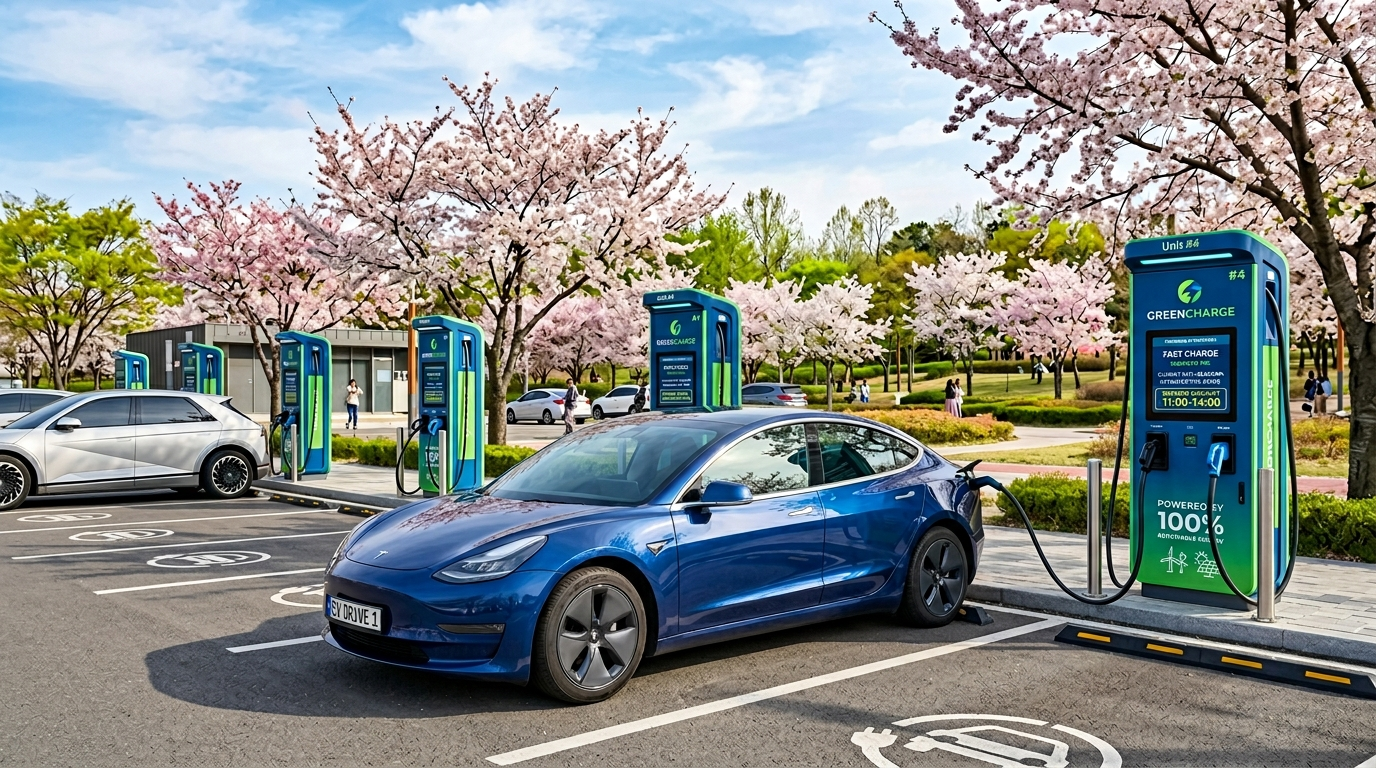 밤 시간대 전기차 충전 손실 아닌 이득 요금 15% 절감 방법 공개