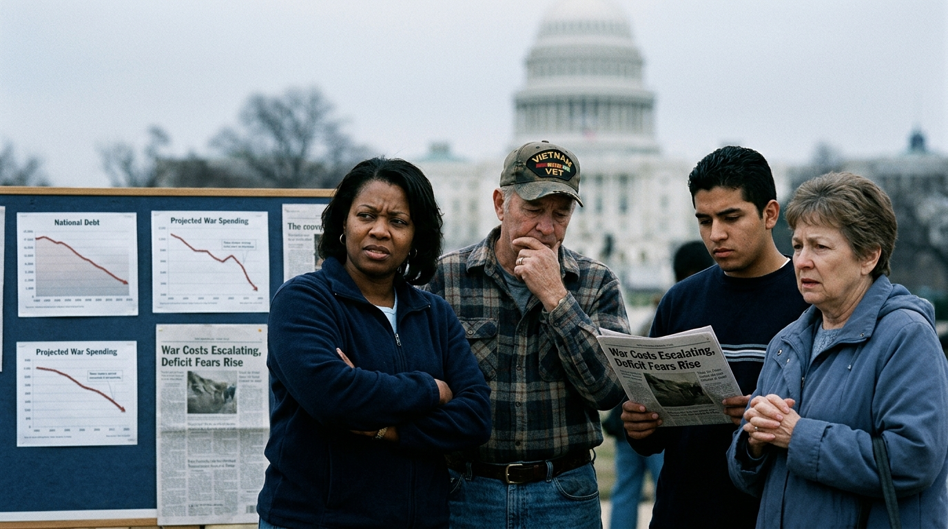 미국 국민 과반수 "이란과의 전쟁, 투입 비용만큼 의미 없다" 여론조사 결과