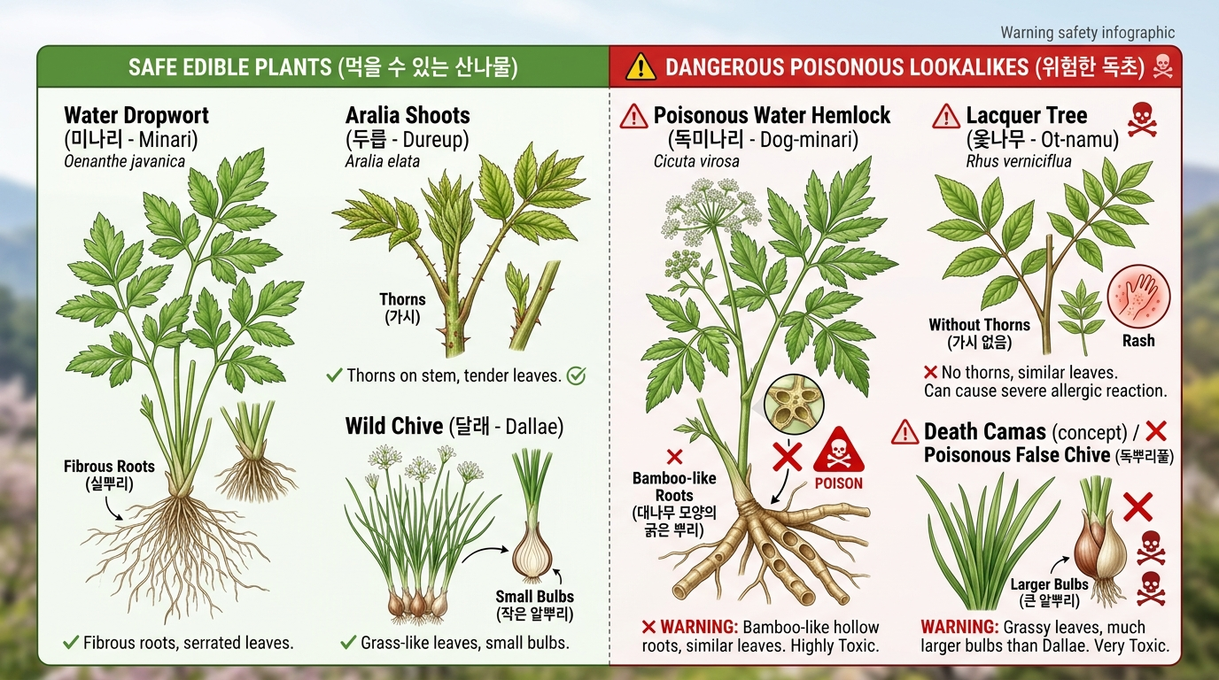 ?? "두릅이라고 해서 먹었는데" → 응급실 직행 봄마다 반복되는 독초 중독 사고