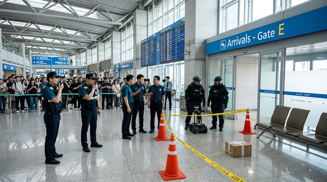 인천국제공항 도착 구역에서 불법 약물 적발 관련 당국 조사 개시