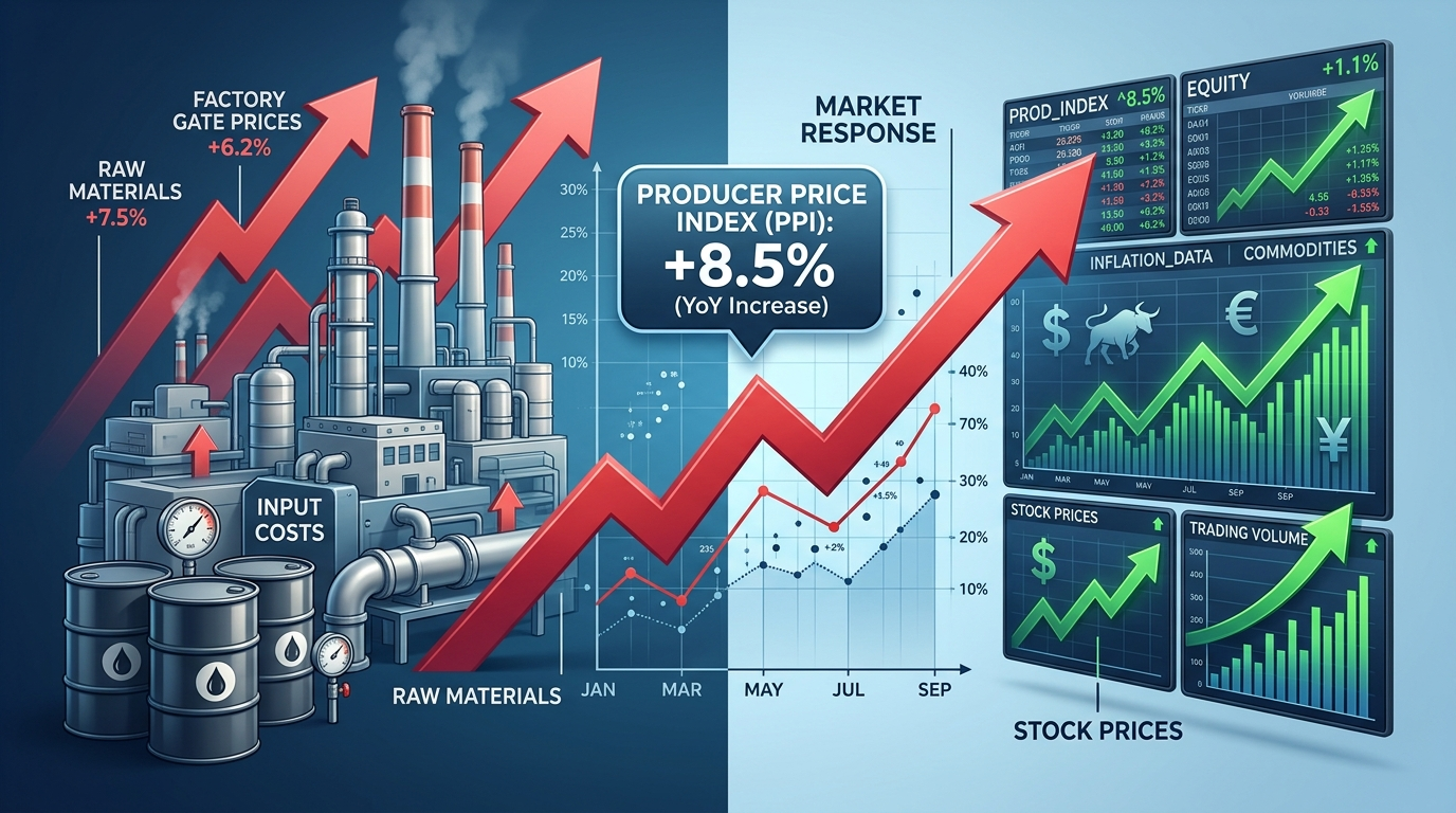 5월 생산자물가 0.8%↑ 9개월째 상승…전년비 8.5%↑ 3년10개월만 최고