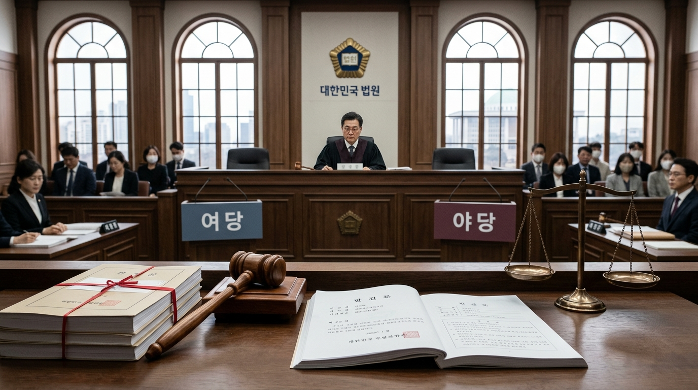 음주 모임 허위진술 혐의 관련 인물 법정 판결 결과 여당 측 반응: 주요 혐의 무혐의 강조 야당 측 반응: 수사 조작 주장은 거짓이라 비판