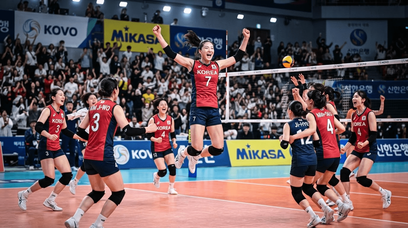 배구 신예 손서연 17점 폭격 질주... U-17 여자 국가대표, 세계선수권 2연승 달성